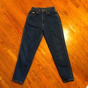 Vintage Lee Riders high rise mom straight jeans size 6 petite